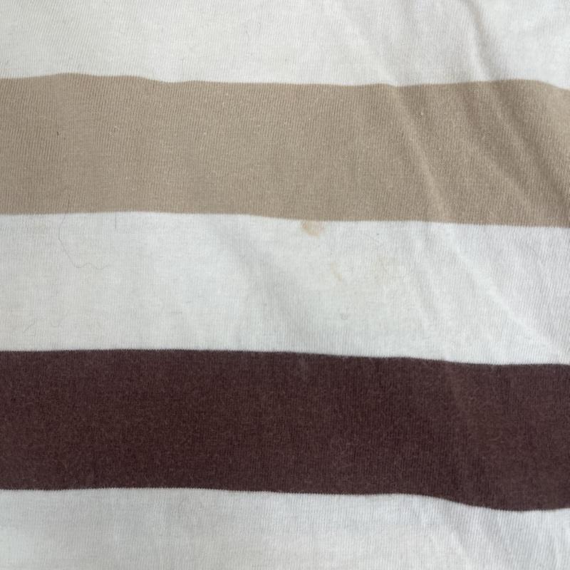 ステューシー STUSSY Tシャツ 半袖 90s 00s ラグラン マルチカラー ボーダー Tシャツ S 茶 / ブラウン / brown メンズ USED 古着 中古 50159525