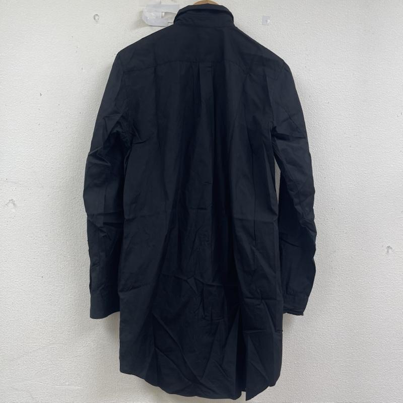 ブラックコムデギャルソン BLACK COMME des GARCONS シャツ、ブラウス 長袖 ストライプ柄 ロング シルエットドレス シャツ AD2021 M 黒 / ブラック / black メンズ USED 古着 中古 50159526