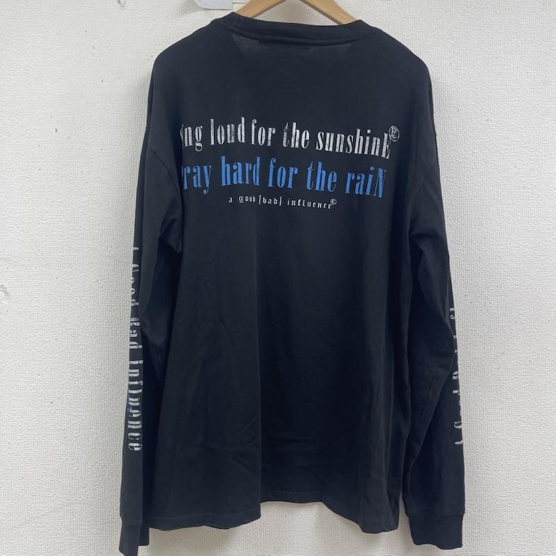 古着 USED Tシャツ 長袖 A GOOD BAD INFLUENCEZEPP SKULL FACE ロングスリーブ Tシャツ XL 黒 / ブラック / black メンズ USED 古着 中古 50159528