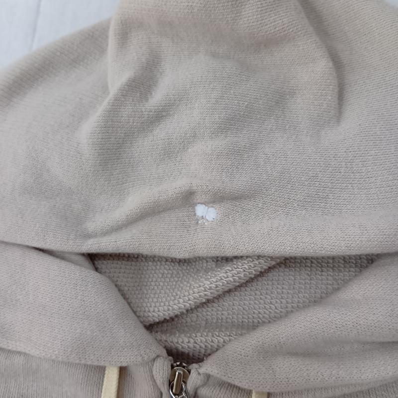 ミナペルホネン mina perhonen パーカー 長袖 フルジップパーカー beige 36 無地 ベージュ / ベージュ / beige レディース USED 古着 中古 50159531
