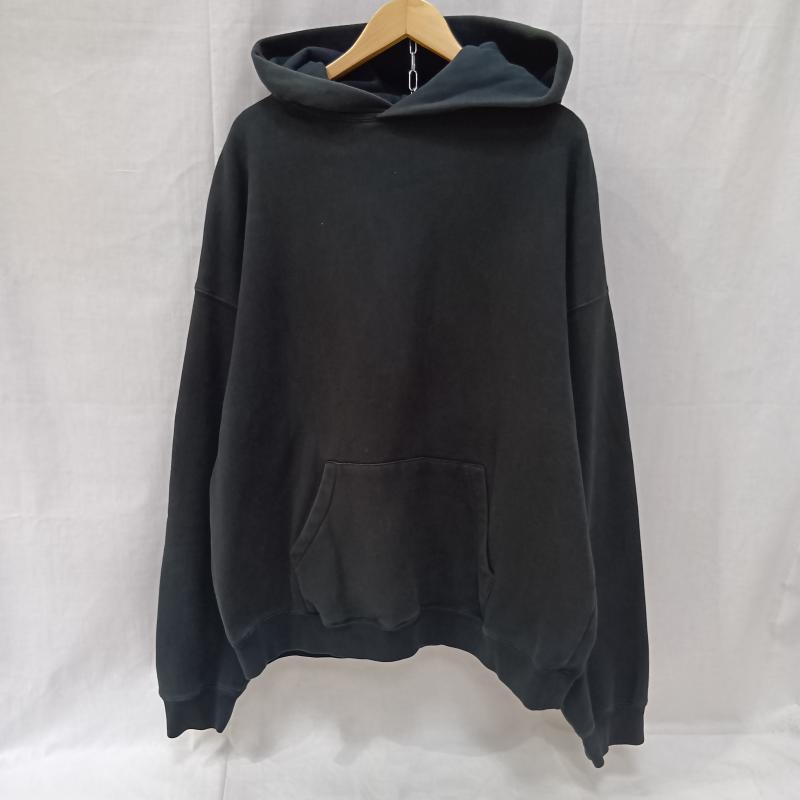 エッセンシャルズ ESSENTIALS パーカー 長袖 バックロゴプルオーバーフーディー black L L プリント X ロゴ、文字 黒 / ブラック / black X 白 / ホワイト / white メンズ USED 古着 中古 50159532