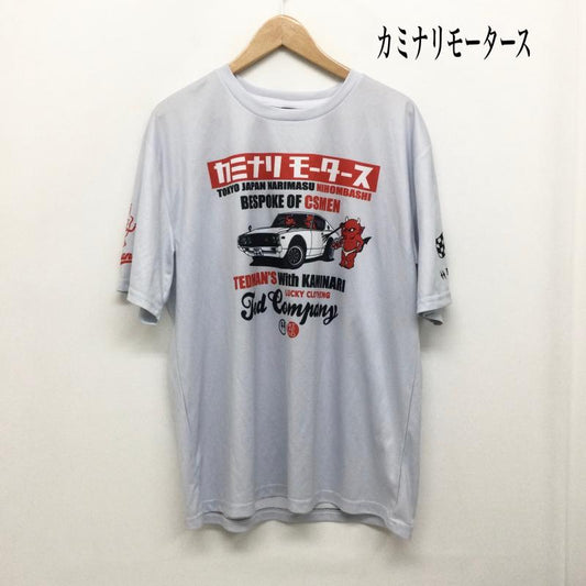 テッドマン TEDMAN Tシャツ 半袖 TEDMAN カミナリモータース　Tシャツ XL ワンポイント 灰 / グレー / gray メンズ USED 古着 中古 50159533
