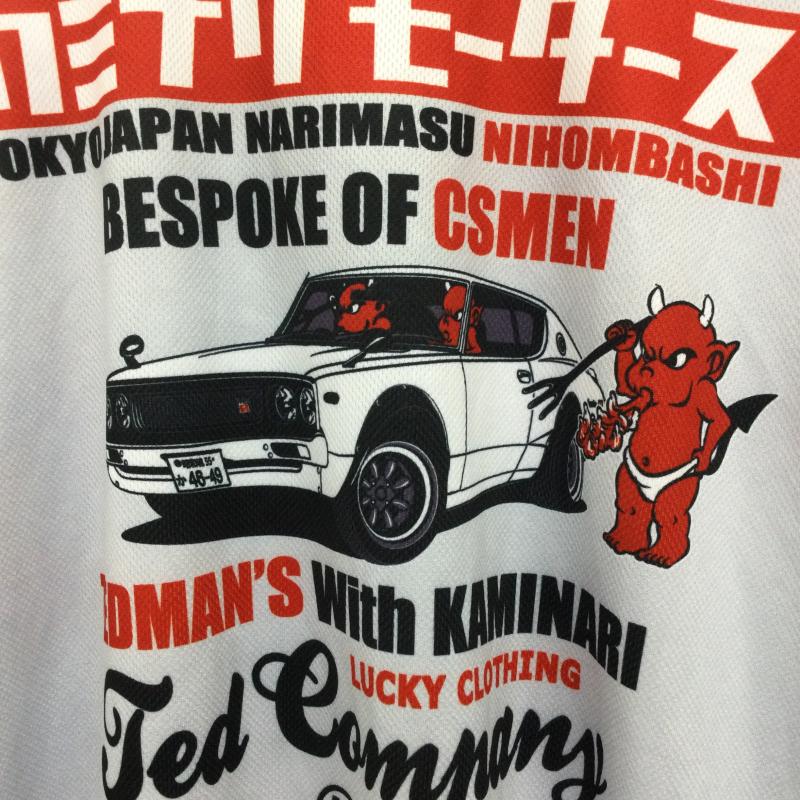 テッドマン TEDMAN Tシャツ 半袖 TEDMAN カミナリモータース　Tシャツ XL ワンポイント 灰 / グレー / gray メンズ USED 古着 中古 50159533