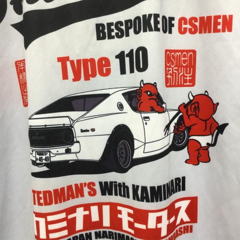 テッドマン TEDMAN Tシャツ 半袖 TEDMAN カミナリモータース　Tシャツ XL ワンポイント 灰 / グレー / gray メンズ USED 古着 中古 50159533