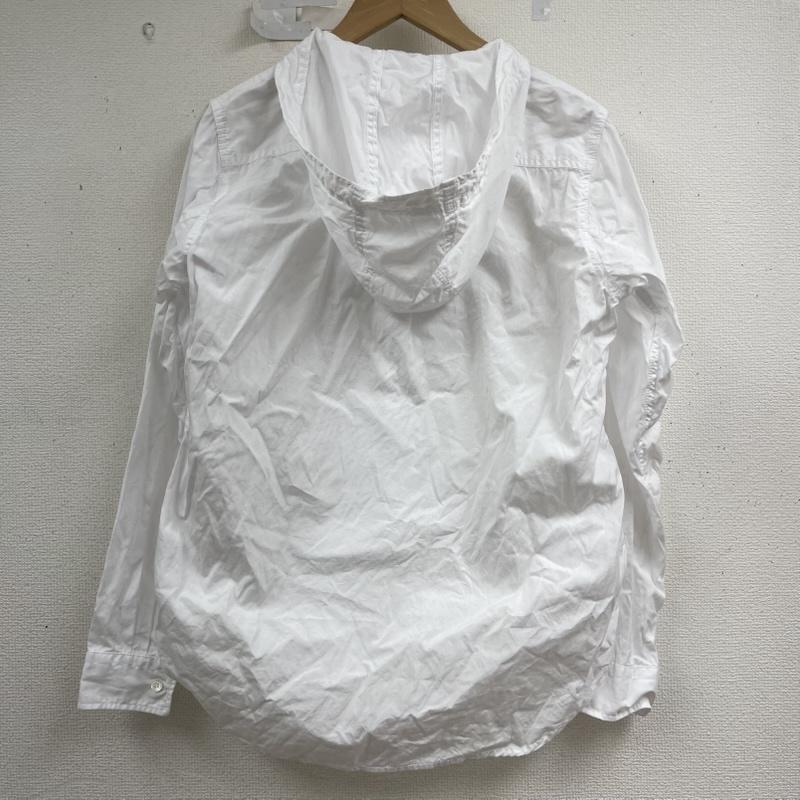 ブラックコムデギャルソン BLACK COMME des GARCONS シャツ、ブラウス 長袖 AD2021 フード付き ロング スリーブ シャツ 1h-b015 M 白 / ホワイト / white メンズ USED 古着 中古 50159538