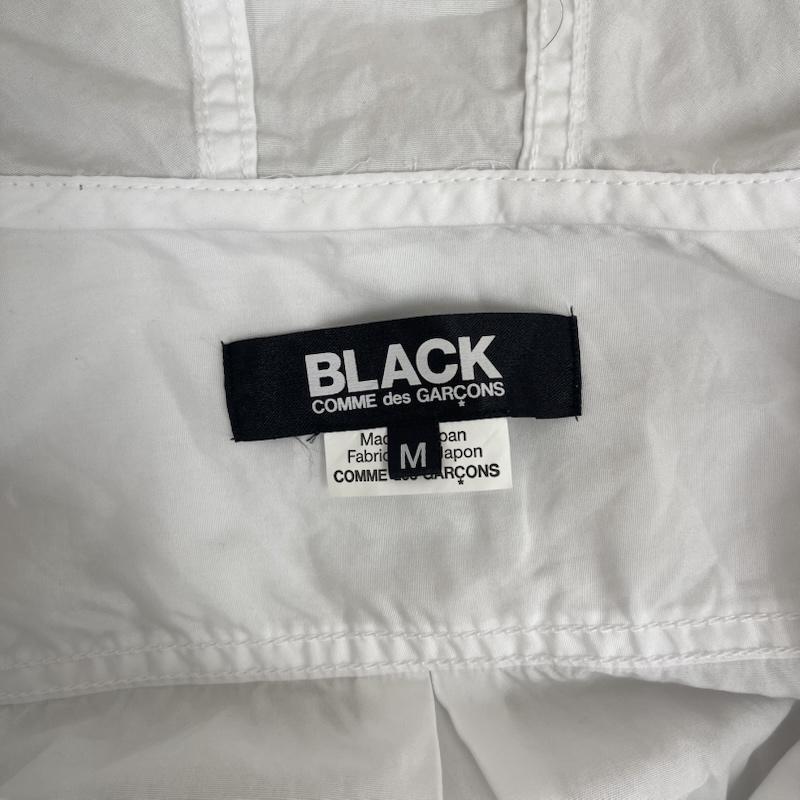 ブラックコムデギャルソン BLACK COMME des GARCONS シャツ、ブラウス 長袖 AD2021 フード付き ロング スリーブ シャツ 1h-b015 M 白 / ホワイト / white メンズ USED 古着 中古 50159538