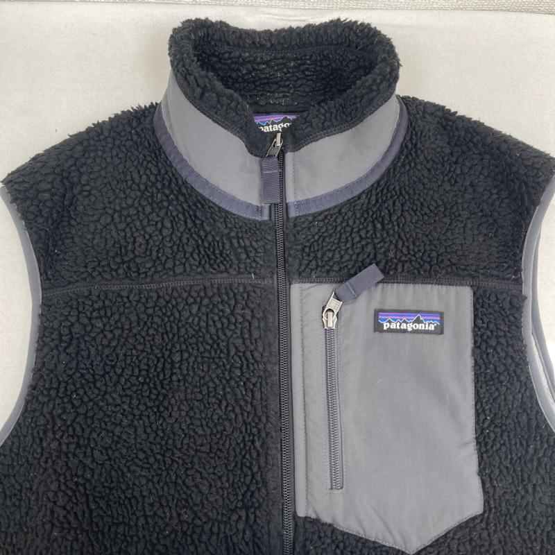 パタゴニア patagonia ジャケット、上着 ダウンベスト CLASSIC RETRO-X VEST ボア ジップアップ ベスト 23048fa17 S 黒 / ブラック / black メンズ USED 古着 中古 50159540
