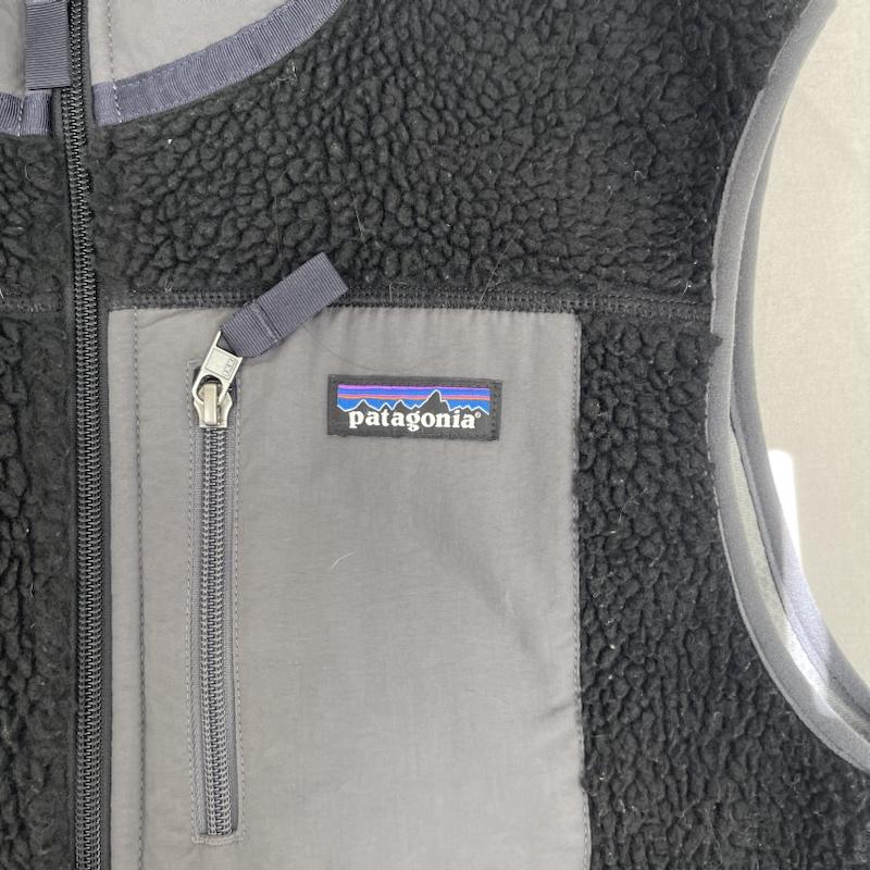 パタゴニア patagonia ジャケット、上着 ダウンベスト CLASSIC RETRO-X VEST ボア ジップアップ ベスト 23048fa17 S 黒 / ブラック / black メンズ USED 古着 中古 50159540