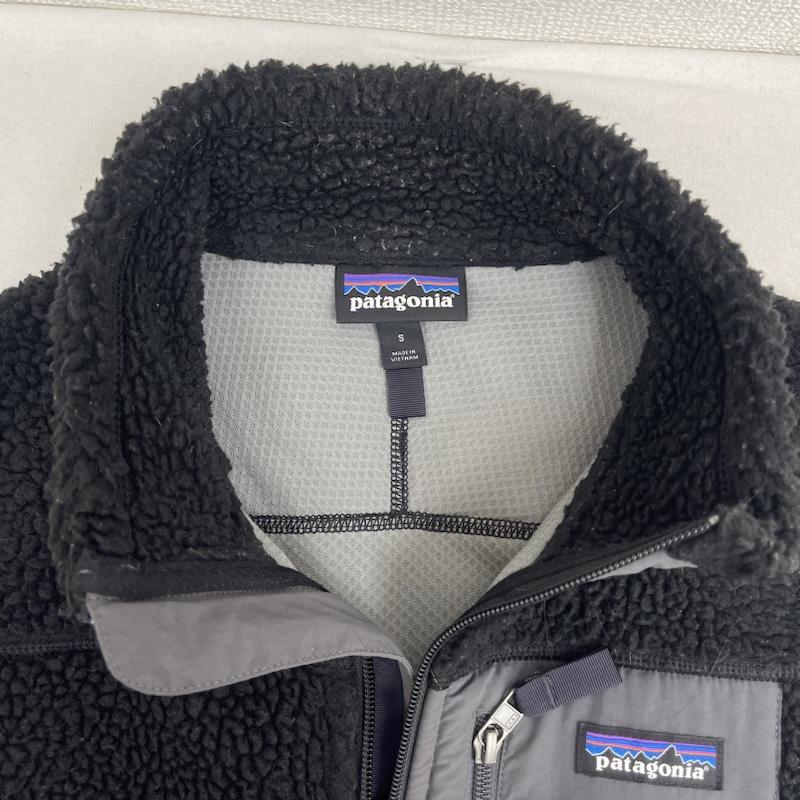 パタゴニア patagonia ジャケット、上着 ダウンベスト CLASSIC RETRO-X VEST ボア ジップアップ ベスト 23048fa17 S 黒 / ブラック / black メンズ USED 古着 中古 50159540