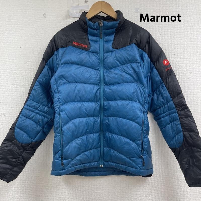 マーモット Marmot ジャケット、上着 ダウンジャケット 900プレミアム ダウン ジャケット ナイロン ジップ アウター MJD-F1012 M 青 / ブルー / blue メンズ USED 古着 中古 50159543