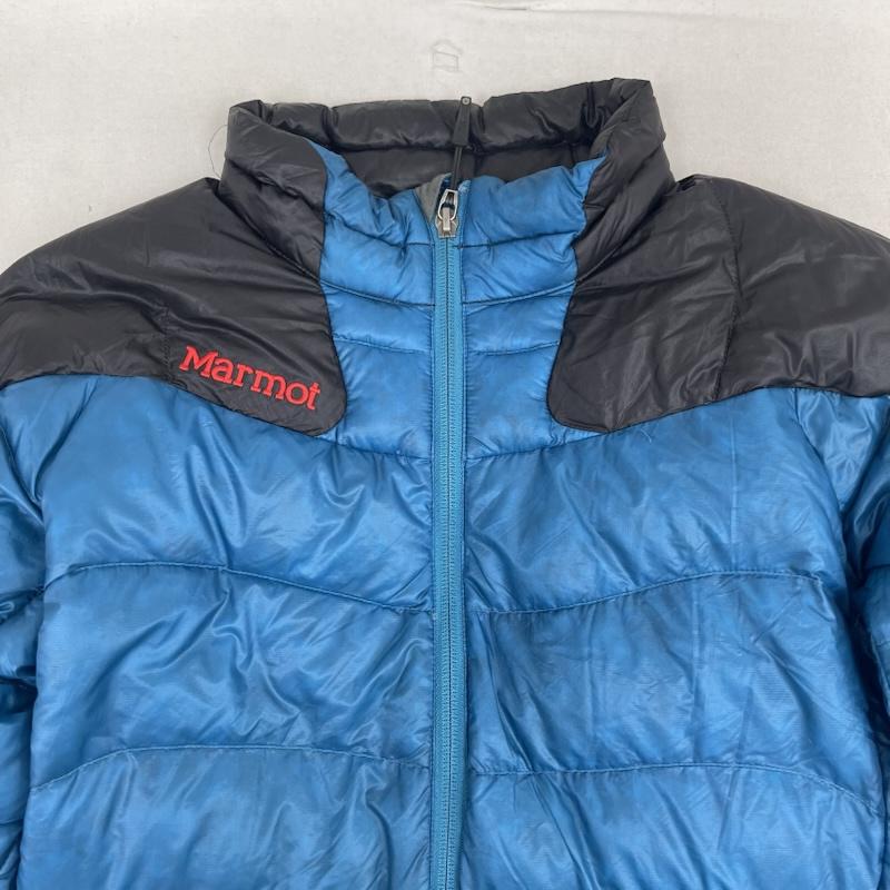 マーモット Marmot ジャケット、上着 ダウンジャケット 900プレミアム ダウン ジャケット ナイロン ジップ アウター MJD-F1012 M 青 / ブルー / blue メンズ USED 古着 中古 50159543