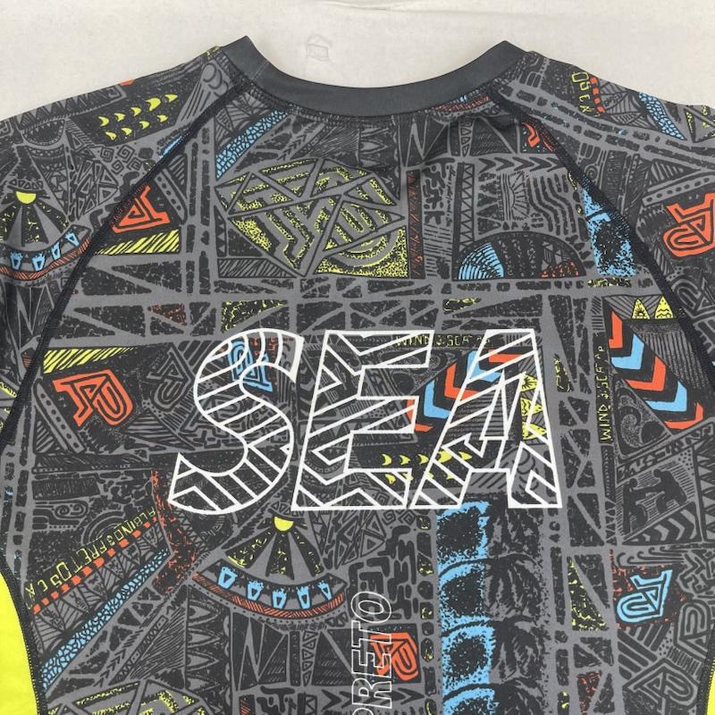 ウィンダンシー WIND AND SEA Tシャツ 半袖 A&P SS ラッシュガード Tシャツ XL マルチカラー / マルチカラー / multicolor メンズ USED 古着 中古 50159545