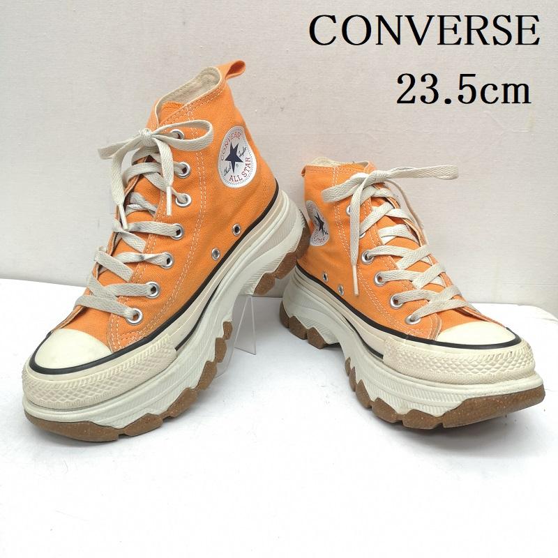 コンバース CONVERSE スニーカー スニーカー ALL STAR R TREKWAVE HI 1SD273 厚底 ハイカット スニーカー 23.5cm 橙 / オレンジ / orange レディース USED 古着 中古 50159548