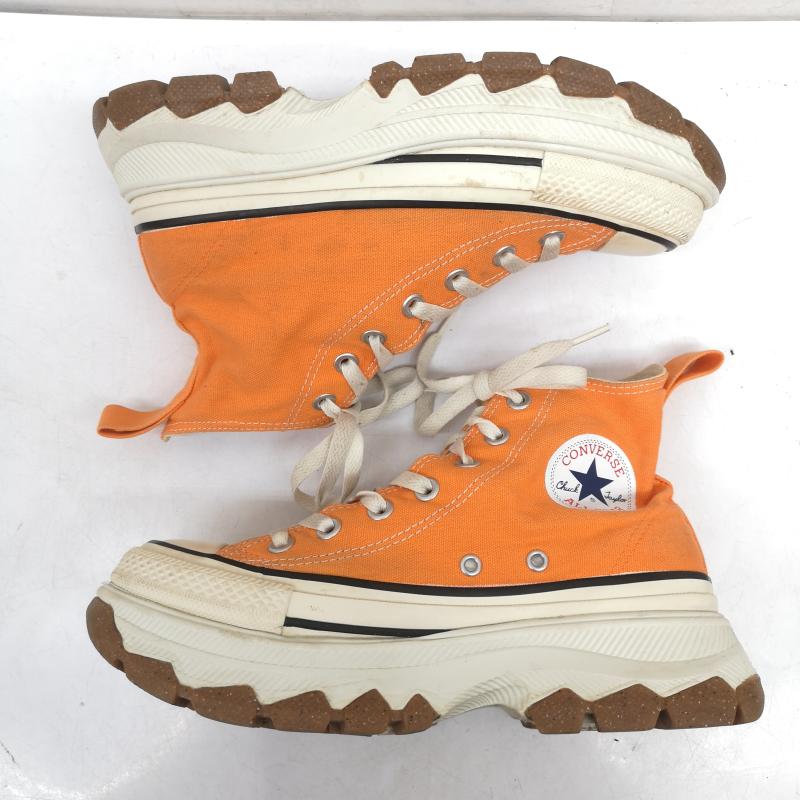 コンバース CONVERSE スニーカー スニーカー ALL STAR R TREKWAVE HI 1SD273 厚底 ハイカット スニーカー 23.5cm 橙 / オレンジ / orange レディース USED 古着 中古 50159548