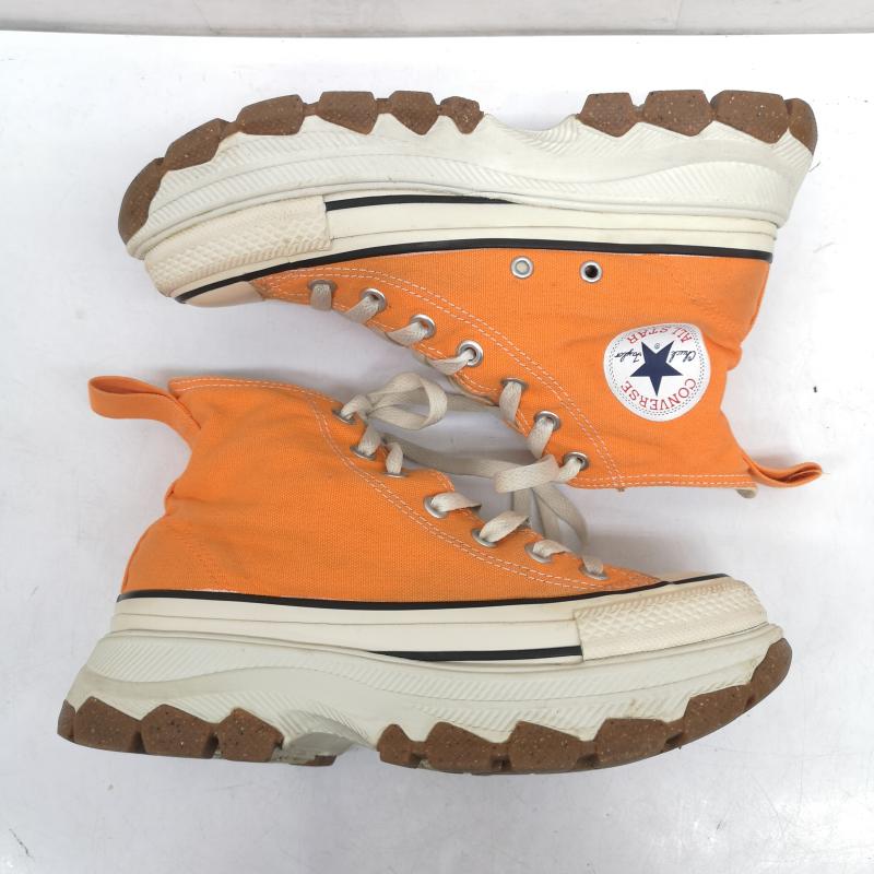 コンバース CONVERSE スニーカー スニーカー ALL STAR R TREKWAVE HI 1SD273 厚底 ハイカット スニーカー 23.5cm 橙 / オレンジ / orange レディース USED 古着 中古 50159548
