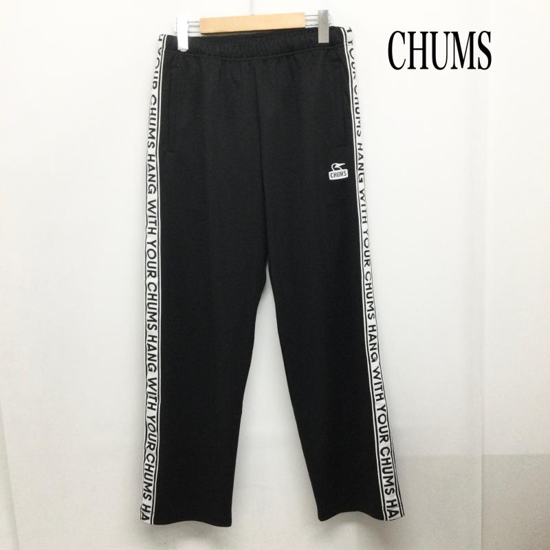 チャムス CHUMS パンツ スラックス カーンズ トラックパンツ CH03-1359-K001 M 無地 黒 / ブラック / black メンズ USED 古着 中古 50159554