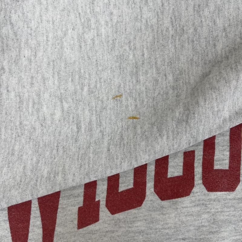 ラッセルアスレティック Russell Athletic トレーナー 長袖 USA製 University of Wisconsin カレッジ ロゴ プリント スウェット XL 灰 / グレー / gray メンズ USED 古着 中古 50159556