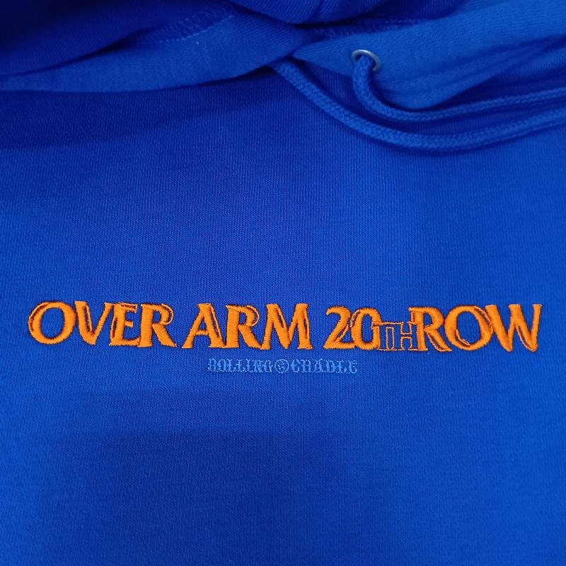 ローリングクレイドル ROLLING CRADLE パーカー 長袖 O.A.T.×ロリクレ 20TH ANNIVERSARY スライムプルオーバーフーディー blue XL XL プリント X キャラクター X ロゴ、文字 青 / ブルー / blue メンズ USED 古着 中古 50159563