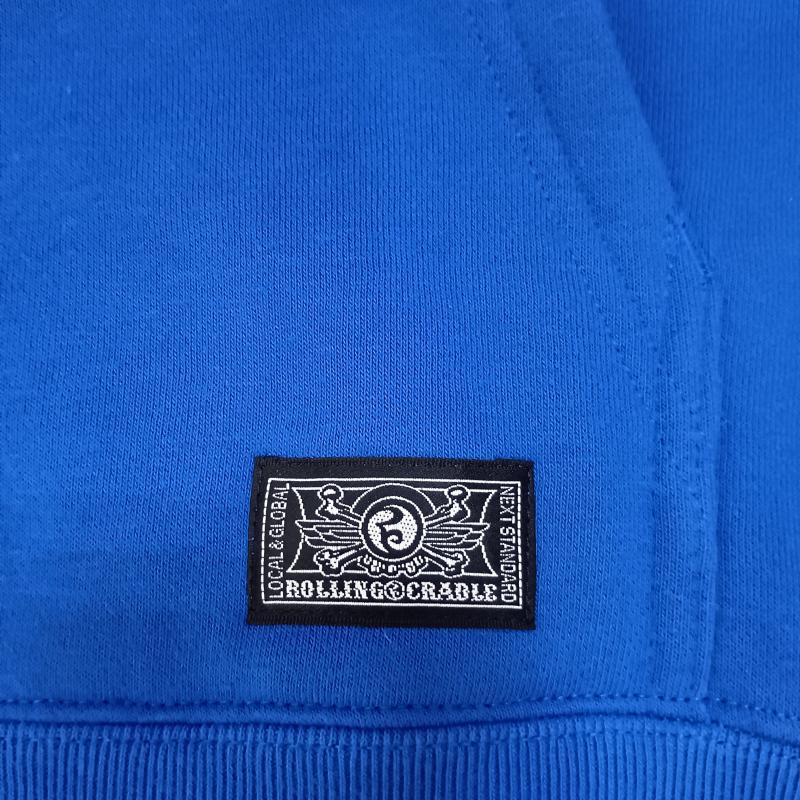 ローリングクレイドル ROLLING CRADLE パーカー 長袖 O.A.T.×ロリクレ 20TH ANNIVERSARY スライムプルオーバーフーディー blue XL XL プリント X キャラクター X ロゴ、文字 青 / ブルー / blue メンズ USED 古着 中古 50159563