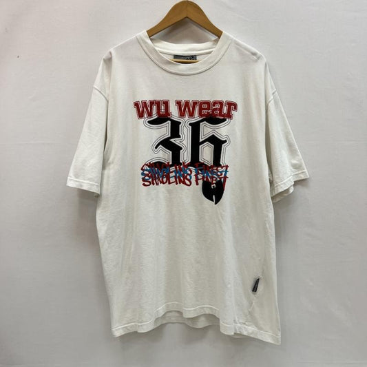 ウーウェア WU-WEAR Tシャツ 半袖 Wu-Tang ウータンクラン ロゴ Tシャツ ビンテージ 90s 00s XXL 白 / ホワイト / white メンズ USED 古着 中古 50159565