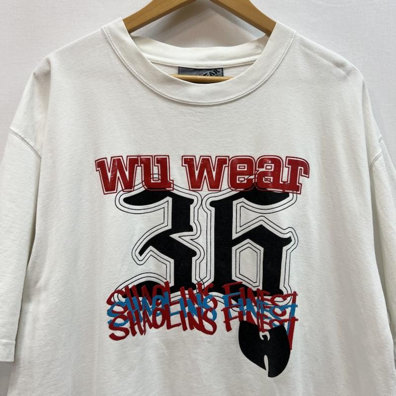 ウーウェア WU-WEAR Tシャツ 半袖 Wu-Tang ウータンクラン ロゴ Tシャツ ビンテージ 90s 00s XXL 白 / ホワイト / white メンズ USED 古着 中古 50159565