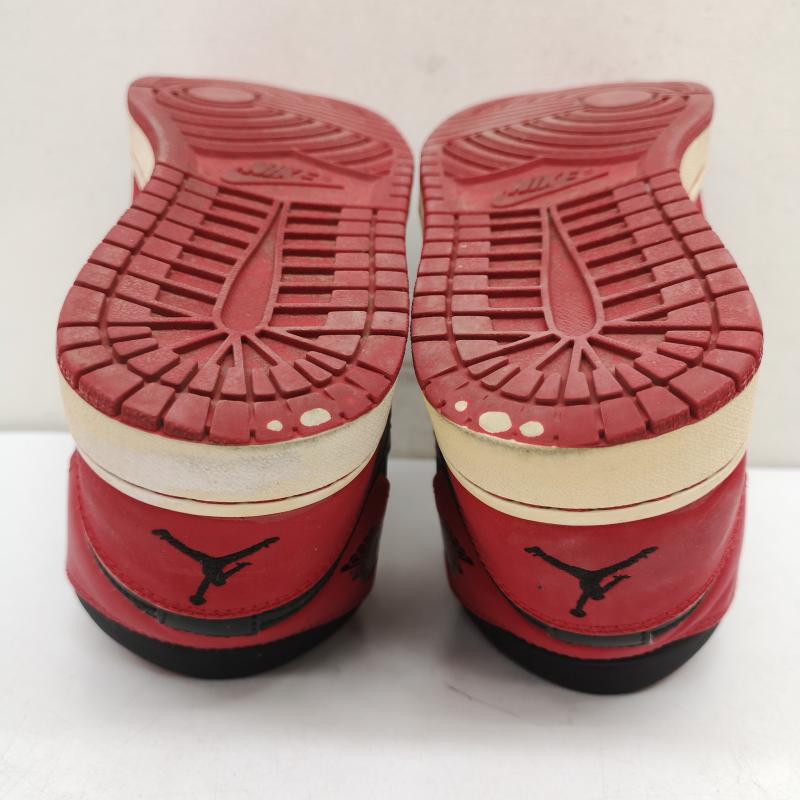 ナイキ NIKE スニーカー スニーカー AIR JORDAN 1 MID Bred エアジョーダン ミッド 554724-005 26.0cm 黒 / ブラック / black X 赤 / レッド / red メンズ USED 古着 中古 50159567