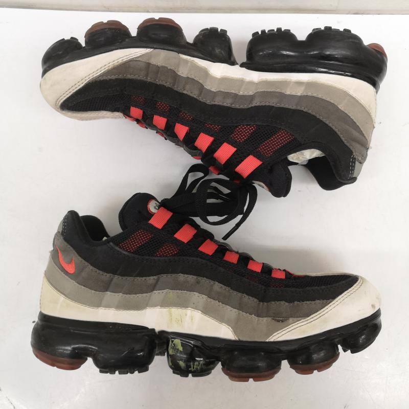 ナイキ NIKE スニーカー スニーカー AIR VAPORMAX 95 ヴェイパーマックス AJ7292-101 26.0cm 黒 / ブラック / black X 灰 / グレー / gray メンズ USED 古着 中古 50159575