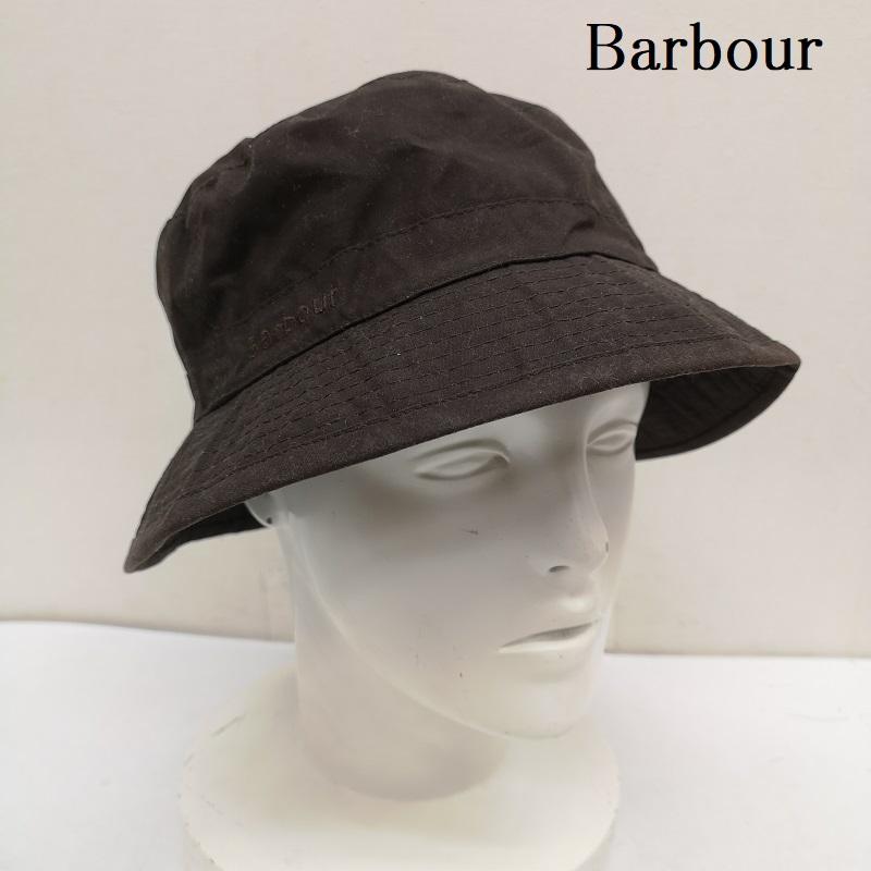 バーブァー Barbour 帽子 ハット バケット ハット WAX SPORTS HAT ワックス コットン - 茶 / ブラウン / brown メンズ USED 古着 中古 50159581