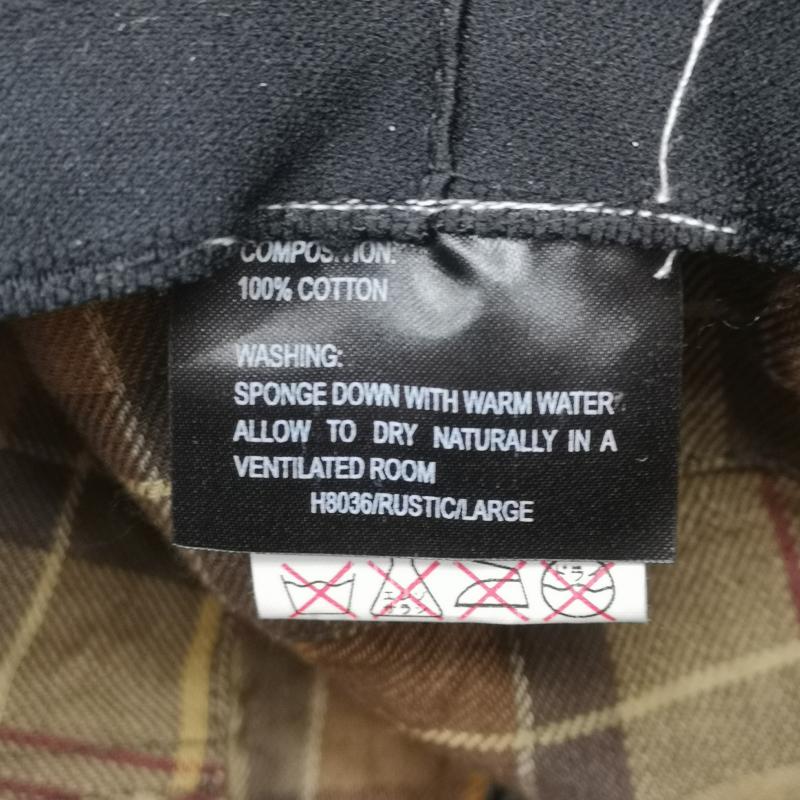 バーブァー Barbour 帽子 ハット バケット ハット WAX SPORTS HAT ワックス コットン - 茶 / ブラウン / brown メンズ USED 古着 中古 50159581