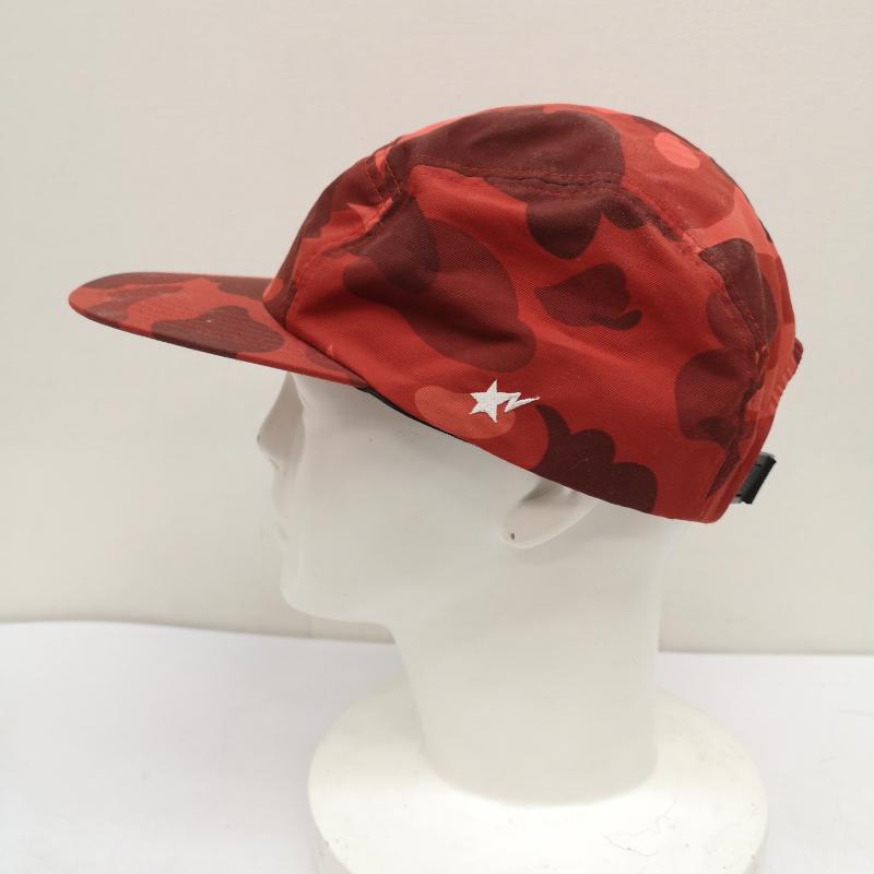 アベイシングエイプ A BATHING APE 帽子 キャップ Color Camo Jet Cap 迷彩 キャップ - 赤 / レッド / red メンズ USED 古着 中古 50159586