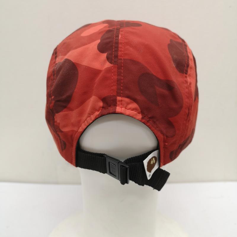 アベイシングエイプ A BATHING APE 帽子 キャップ Color Camo Jet Cap 迷彩 キャップ - 赤 / レッド / red メンズ USED 古着 中古 50159586