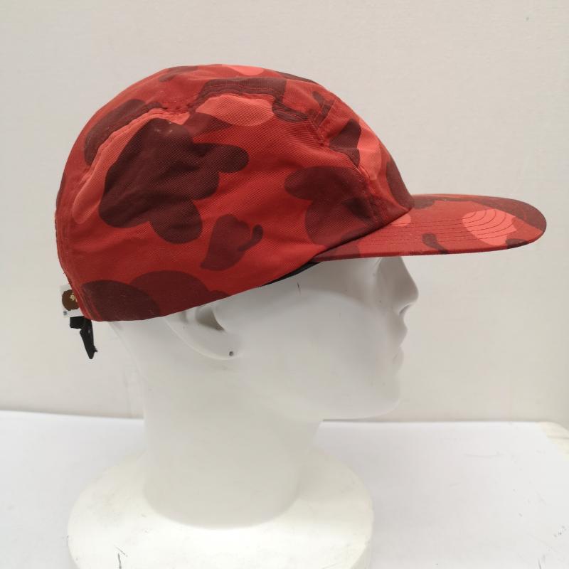 アベイシングエイプ A BATHING APE 帽子 キャップ Color Camo Jet Cap 迷彩 キャップ - 赤 / レッド / red メンズ USED 古着 中古 50159586