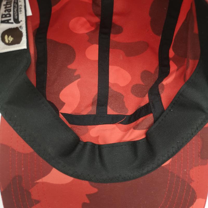 アベイシングエイプ A BATHING APE 帽子 キャップ Color Camo Jet Cap 迷彩 キャップ - 赤 / レッド / red メンズ USED 古着 中古 50159586