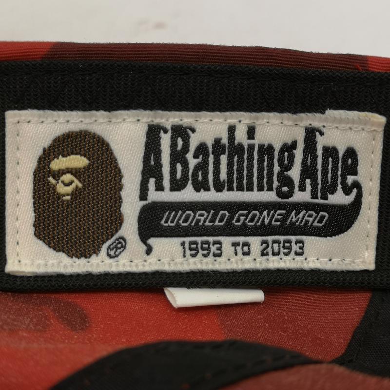 アベイシングエイプ A BATHING APE 帽子 キャップ Color Camo Jet Cap 迷彩 キャップ - 赤 / レッド / red メンズ USED 古着 中古 50159586