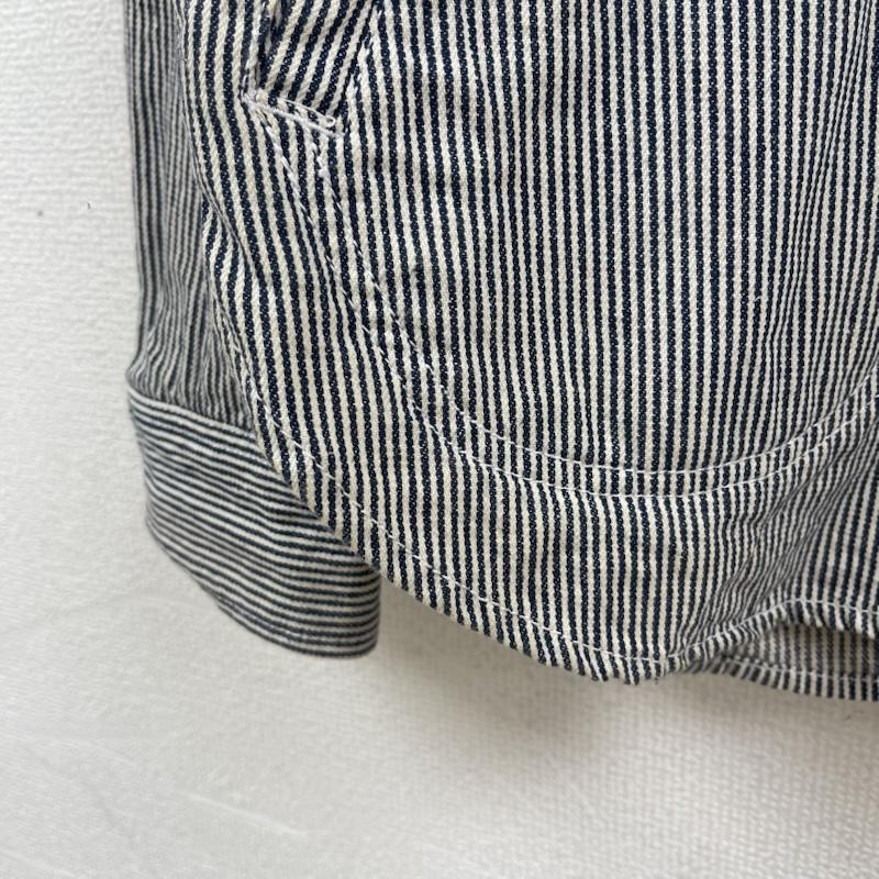 ステューシー STUSSY パーカー 長袖 ヒッコリー ストライプ柄 ロゴ刺繍 ジップアップ フーディ M 灰 / グレー / gray メンズ USED 古着 中古 50159587