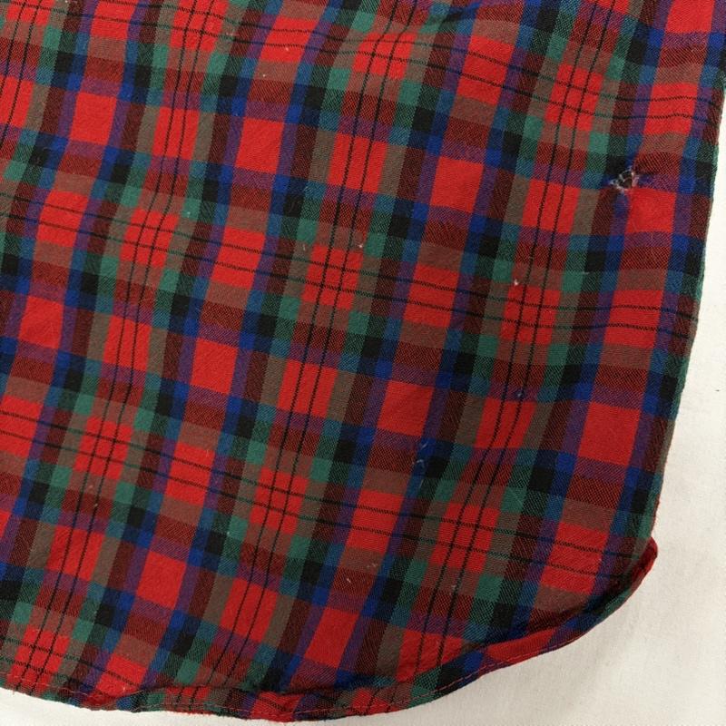 ペンドルトン PENDLETON シャツ、ブラウス 長袖 70s vintage ヴィンテージ USA製 ウール 長袖 チェック シャツ XL チェック 赤 / レッド / red X 青 / ブルー / blue X 緑 / グリーン / green メンズ USED 古着 中古 50159589