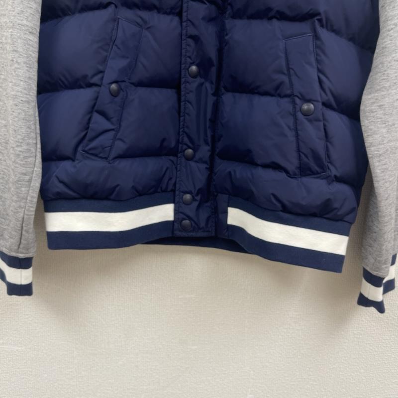 ポロラルフローレン POLO RALPH LAUREN ジャケット、上着 ダウンジャケット ハイブリッド ダウン 紋章 ワッペン ベースボール ジャケット 紺 / ネイビー / navy メンズ USED 古着 中古 50159590