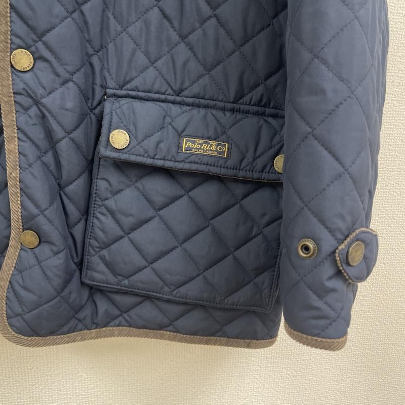 ポロバイラルフローレン Polo by RALPH LAUREN ジャケット、上着 ジャンパー、ブルゾン ポニー ロゴ刺繍 コーデュロイ 切り替え キルティング ジャケット L 紺 / ネイビー / navy メンズ USED 古着 中古 50159599