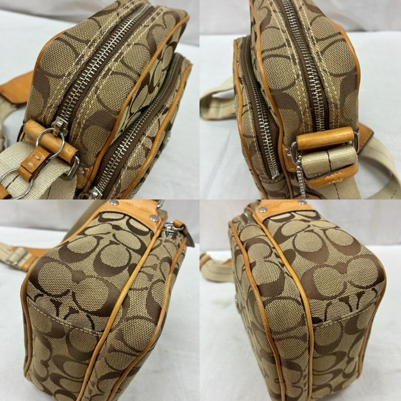 コーチ COACH ショルダーバッグ ショルダーバッグ 6451 シグネチャー 斜め掛け クロスボディ ショルダーバッグ - レディース USED 古着 中古 50159601