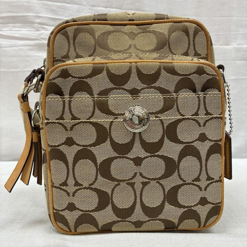 コーチ COACH ショルダーバッグ ショルダーバッグ 6451 シグネチャー 斜め掛け クロスボディ ショルダーバッグ - レディース USED 古着 中古 50159601