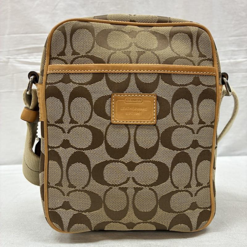 コーチ COACH ショルダーバッグ ショルダーバッグ 6451 シグネチャー 斜め掛け クロスボディ ショルダーバッグ - レディース USED 古着 中古 50159601