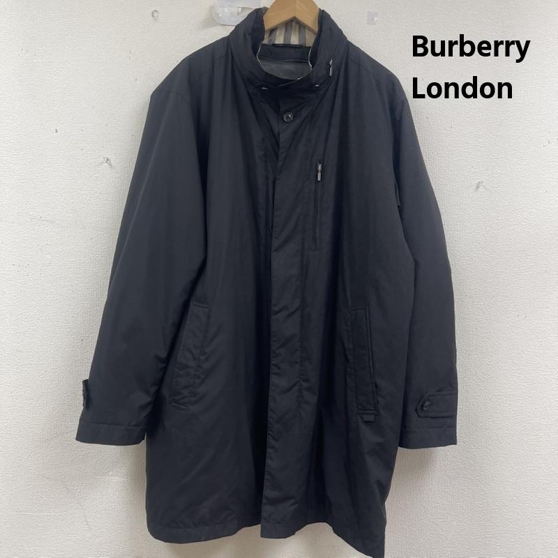 バーバリーロンドン Burberry London コート コート一般 ライナー付き 裏地 ノバチェック柄 スタンドカラー コート bbn24-818-09 LL 黒 / ブラック / black メンズ USED 古着 中古 50159606