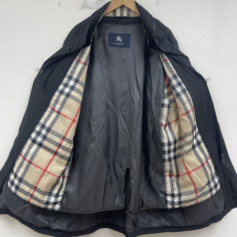 バーバリーロンドン Burberry London コート コート一般 ライナー付き 裏地 ノバチェック柄 スタンドカラー コート bbn24-818-09 LL 黒 / ブラック / black メンズ USED 古着 中古 50159606