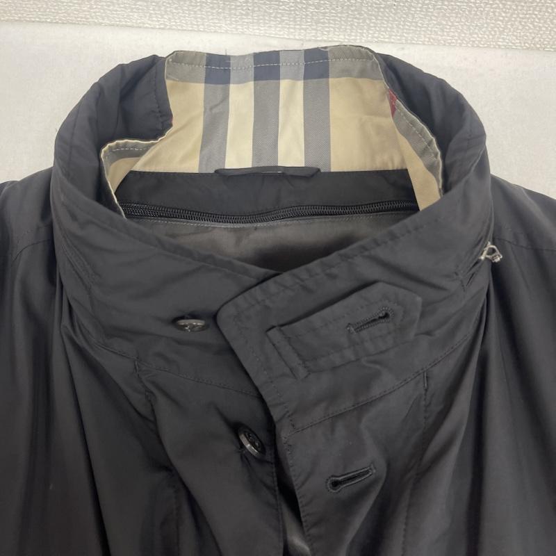 バーバリーロンドン Burberry London コート コート一般 ライナー付き 裏地 ノバチェック柄 スタンドカラー コート bbn24-818-09 LL 黒 / ブラック / black メンズ USED 古着 中古 50159606
