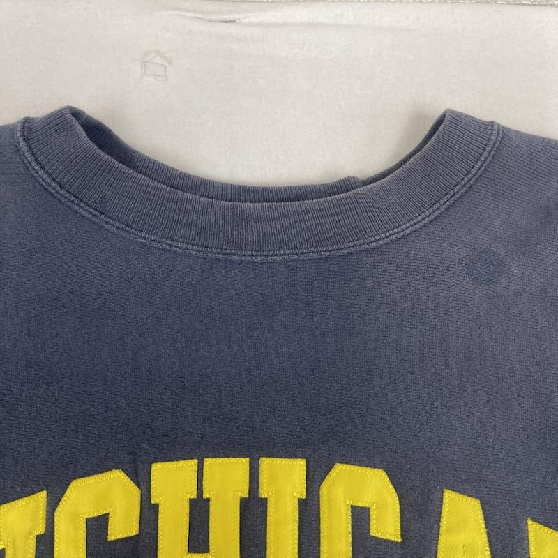 チャンピオン Champion トレーナー 長袖 メキシコ製 90sトリコタグ REVERSE WEAVE スウェットトレーナー M 紺 / ネイビー / navy メンズ USED 古着 中古 50159611