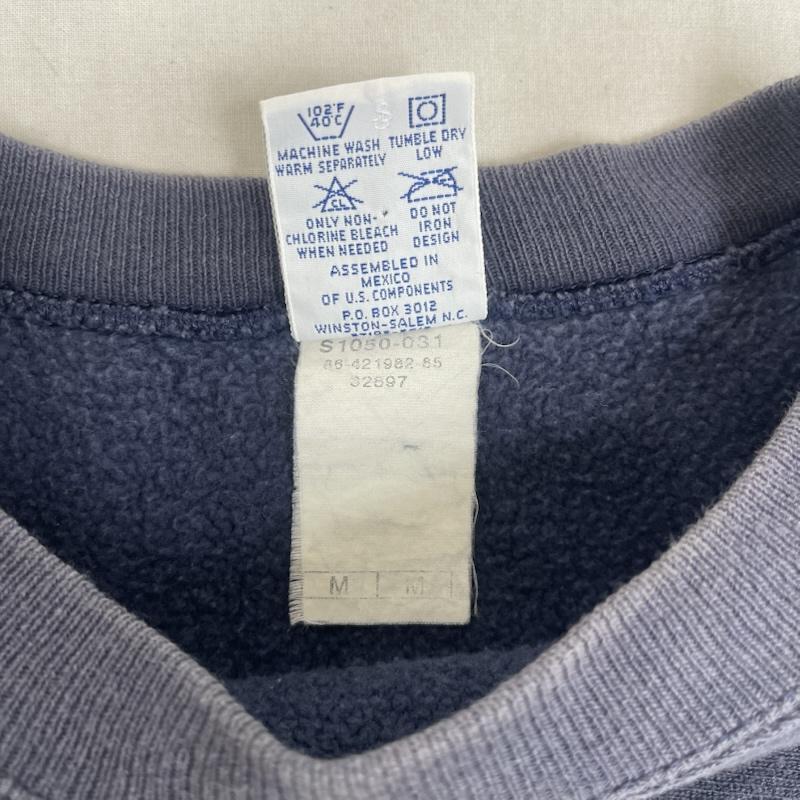 チャンピオン Champion トレーナー 長袖 メキシコ製 90sトリコタグ REVERSE WEAVE スウェットトレーナー M 紺 / ネイビー / navy メンズ USED 古着 中古 50159611