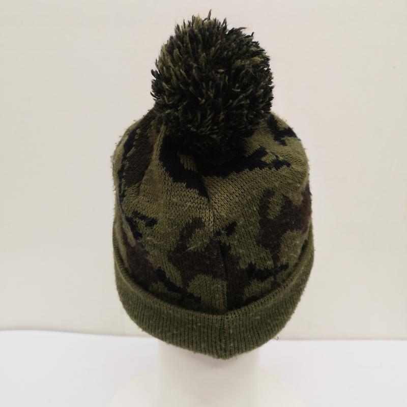 シュプリーム Supreme 帽子 ニット帽 12AW Camo Beanie ウッドランドカモ ボンボン ビーニー - カーキオリーブ / カーキオリーブ / メンズ USED 古着 中古 50159616