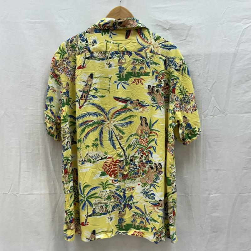 ポロラルフローレン POLO RALPH LAUREN シャツ、ブラウス 半袖 ヤシの木 フラダンス ハワイアン レーヨン アロハシャツ L メンズ USED 古着 中古 50159627