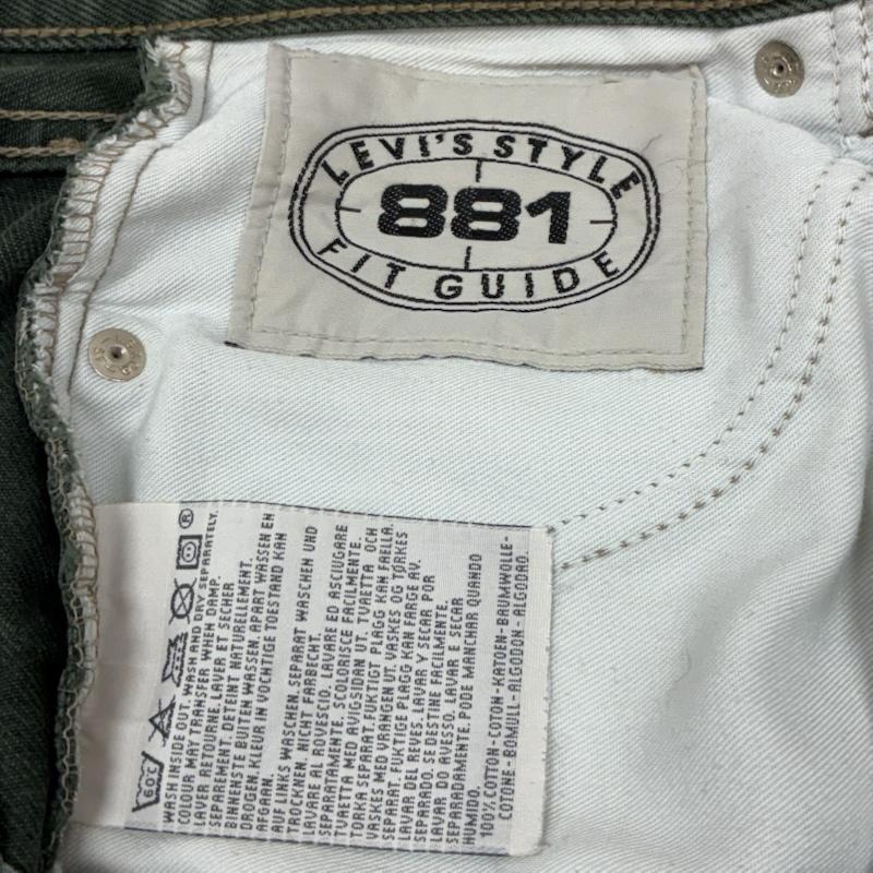 リーバイス Levi s パンツ デニム、ジーンズ 90s 93年 ベルギー製 ユーロリーバイス 後染め テーパード カラー デニムパンツ オレンジタブ 33インチ メンズ USED 古着 中古 50159631