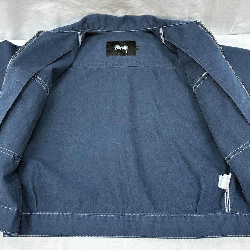 ステューシー STUSSY ジャケット、上着 ジャンパー、ブルゾン Dickies ディッキーズ コラボ 短丈 トラッカー ワーク ジャケット S レディース USED 古着 中古 50159637